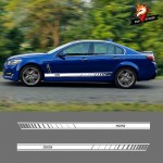 Car Auto Side Car Sticker Vinyl Car Styling Side Stripes Skirt Sticker Decals Wraps Body Stickers For Chevrolet SS